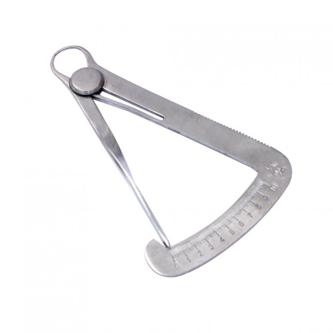 Thép không gỉ bên trong Calipers Degree Gauge đo 0-10mm 1