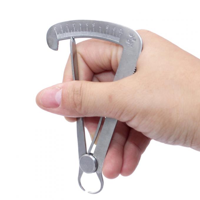 Thép không gỉ bên trong Calipers Degree Gauge đo 0-10mm 0