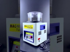 Máy đánh bóng dụng cụ trang sức JH185 600g Máy đánh bóng từ tính Máy đánh bóng trang sức